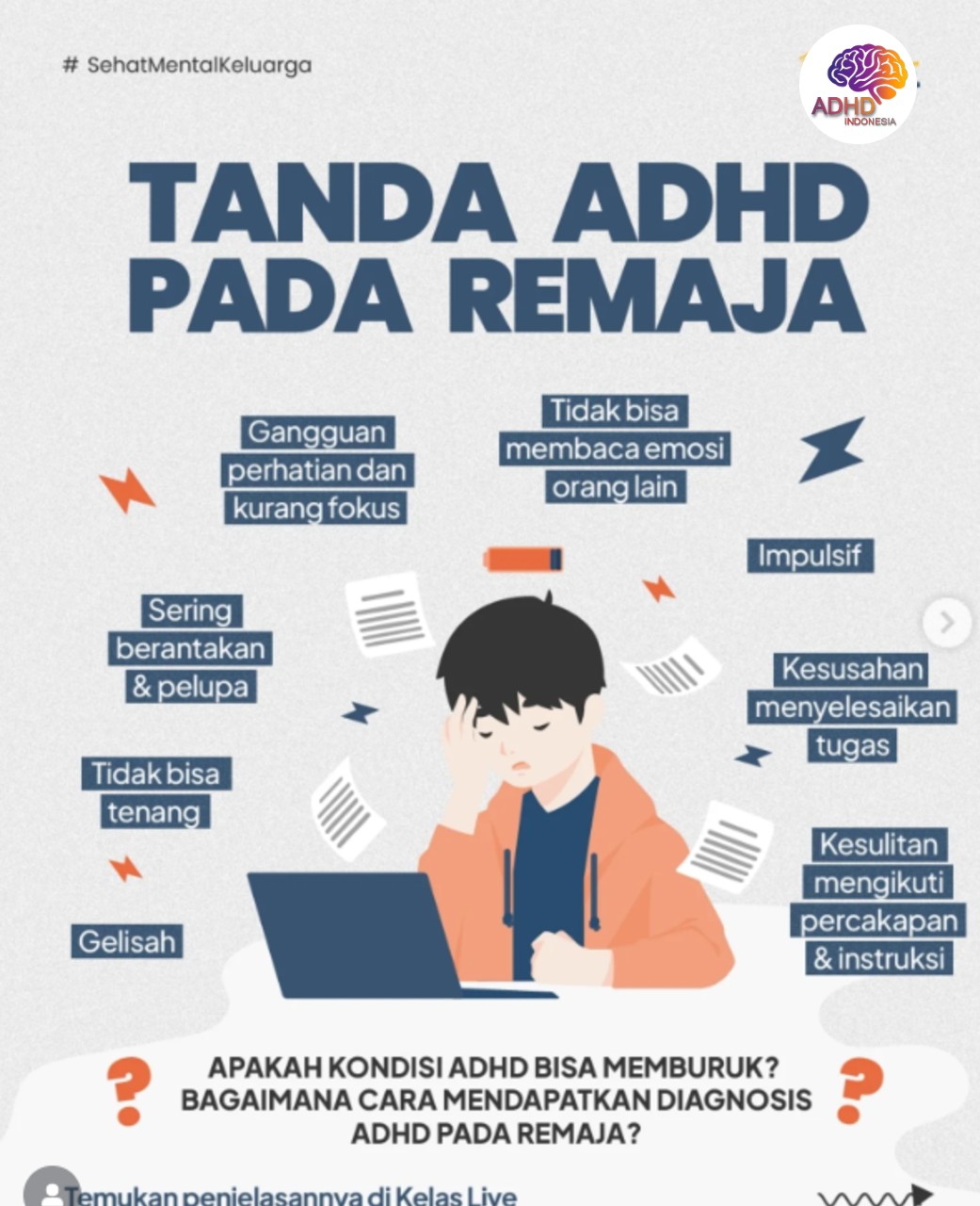 Screening ADHD Non-Diagnostik: Edukasi Awal bagi Orang Tua di Kabupaten Ciamis